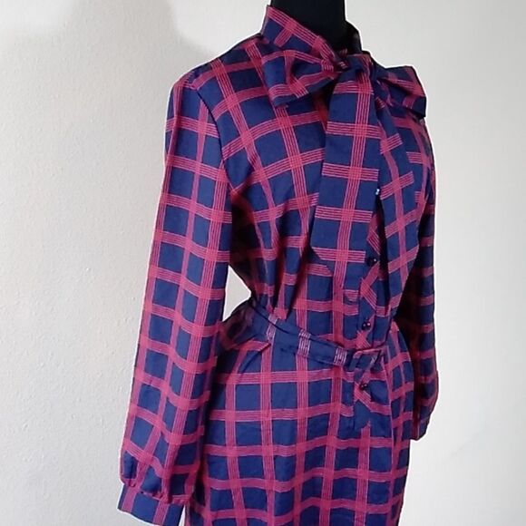 Vintage Miss Magnin Atl Magnin Made In USA Women Dress Size 12 - Picture 2 of 12